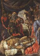 Sandro Botticelli Discovery of the Body of Holofernes (mk36) oil